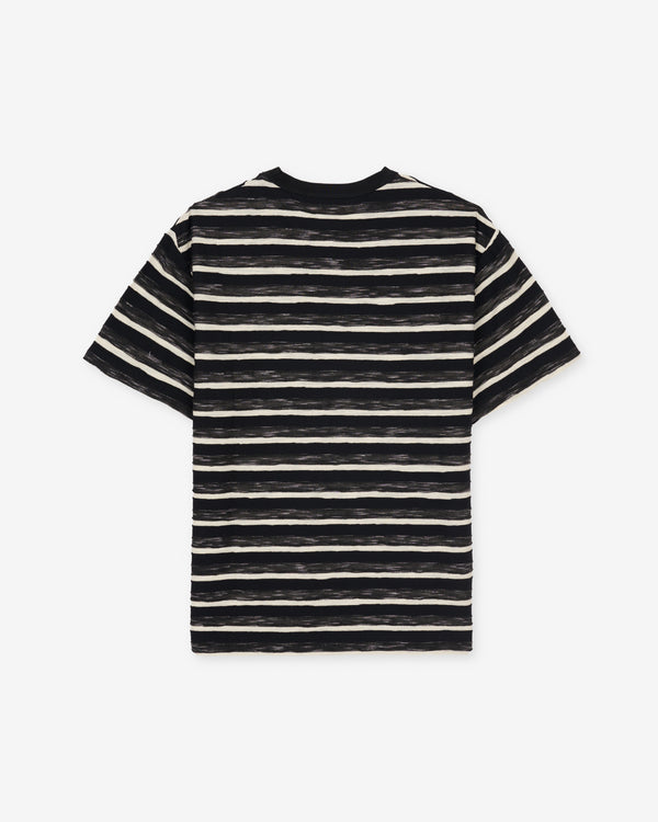 Brain Dead - Men's Casey Striped T-Shirt - (Black)