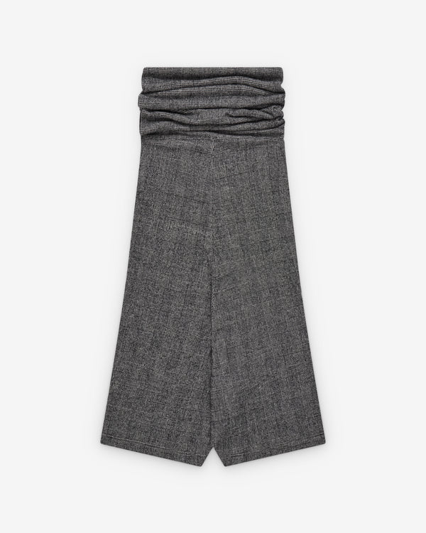 Junya Watanabe - Women's Glen Check High Waist Trousers - (Black/White)