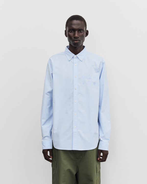 eye Junya Watanabe Man - Men's Stüssy Oxford Shirt - (Sax Blue)