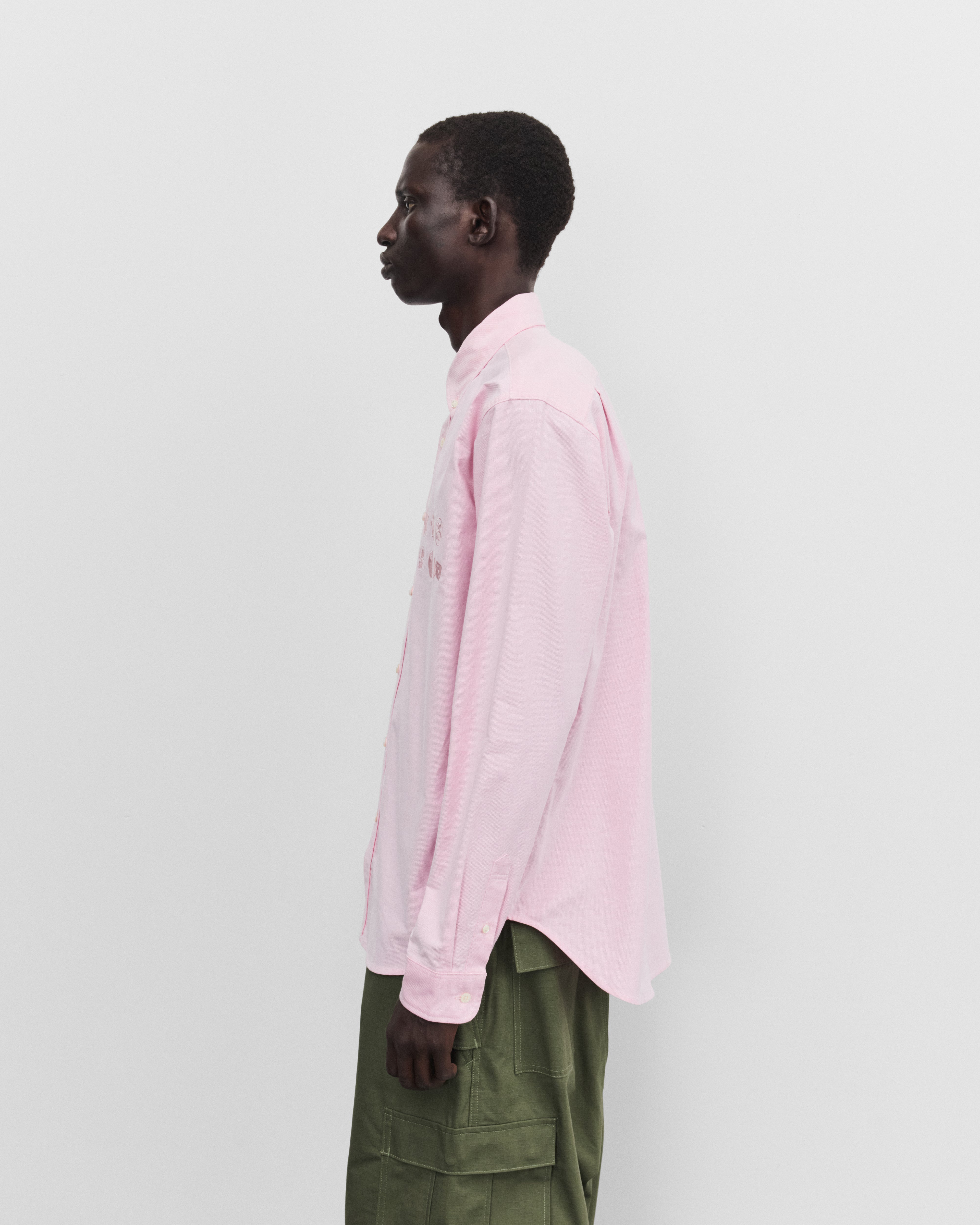 eye Junya Watanabe Man: Men's Stüssy Oxford Shirt (Pink) | DSMNY E