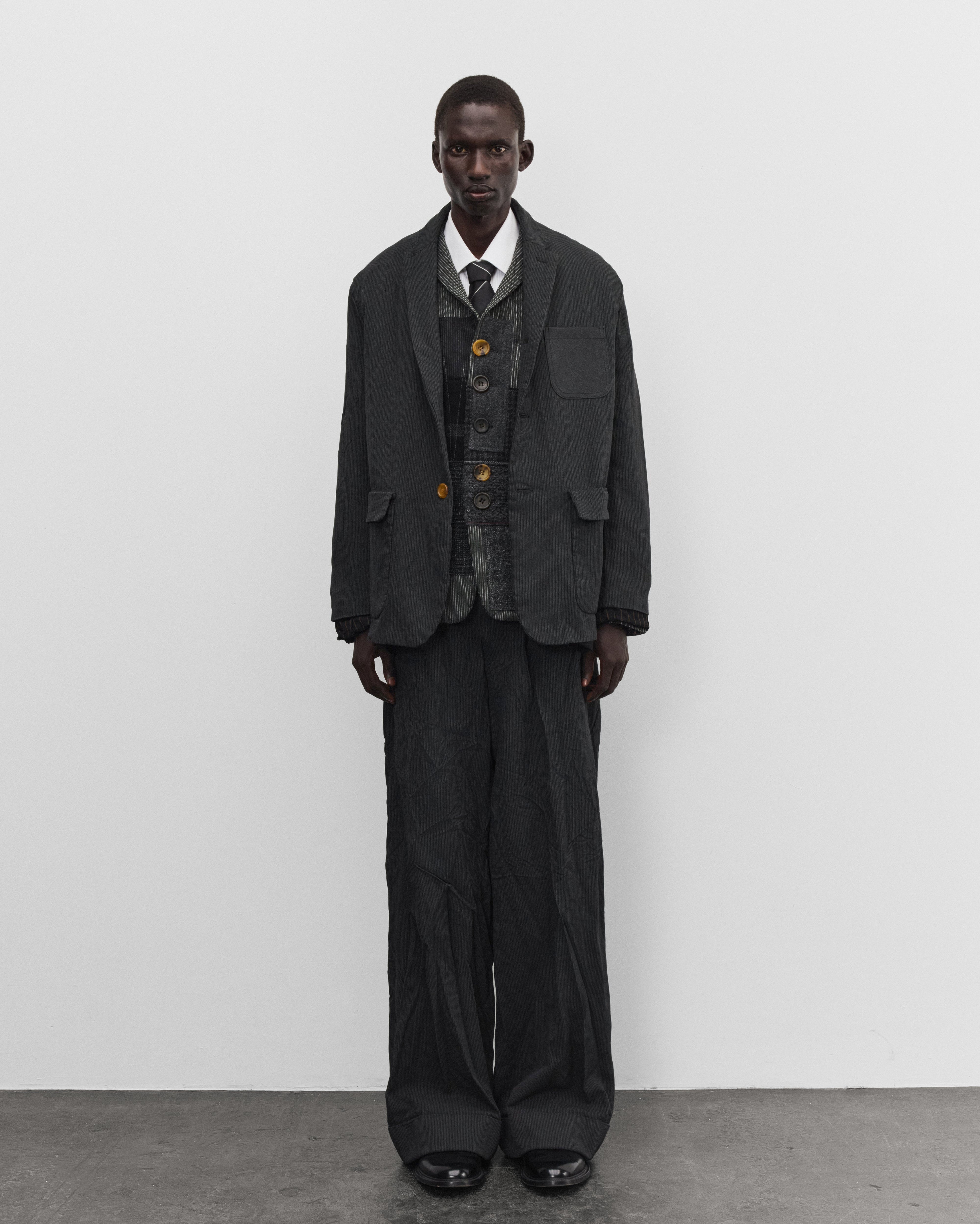 Junya Watanabe Man: Men's Herringbone Single Breasted Blazer