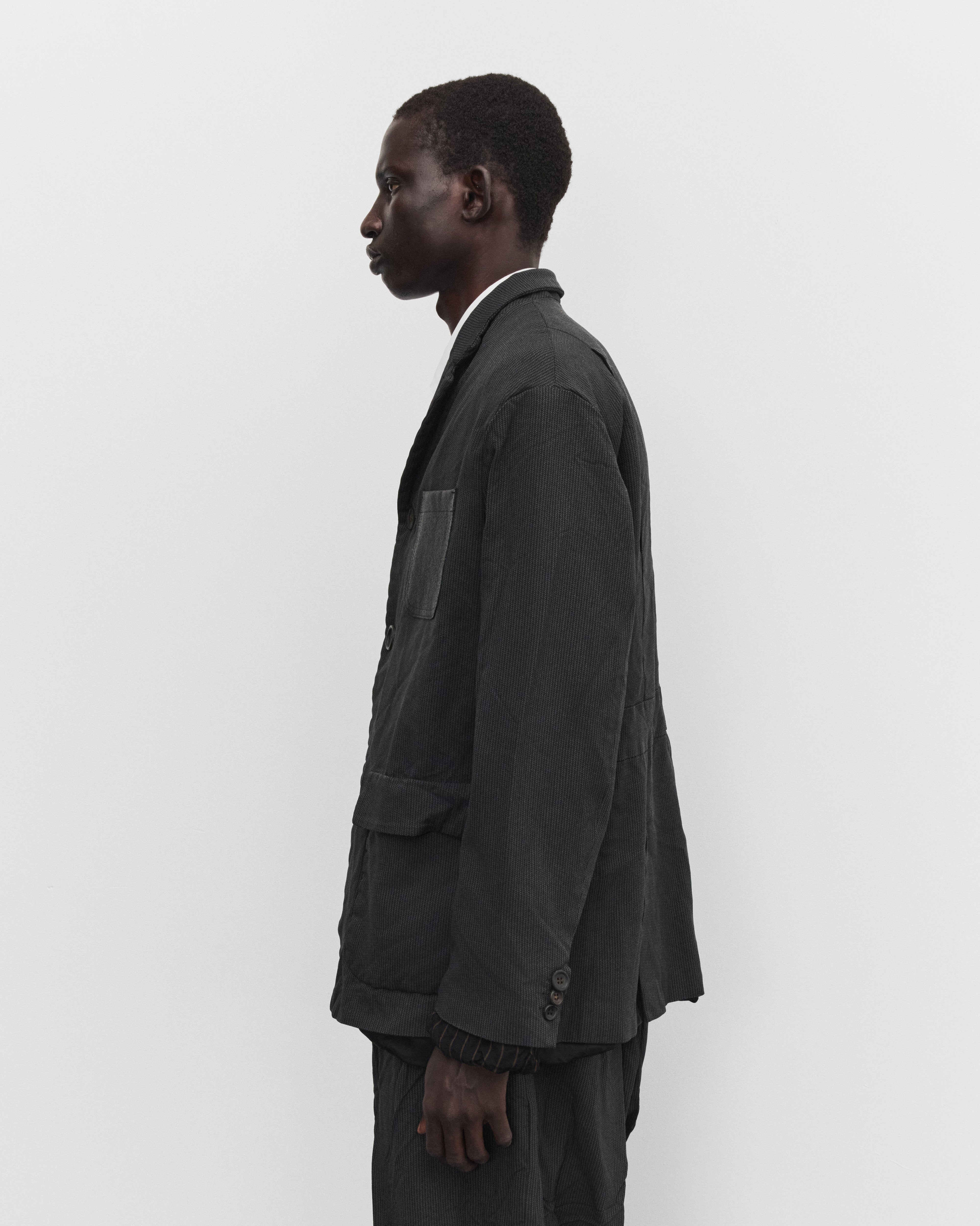 Junya Watanabe Man: Men's Herringbone Single Breasted Blazer