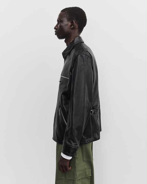 eye Junya Watanabe Man - Men's Stüssy Leather Jacket - (Black)