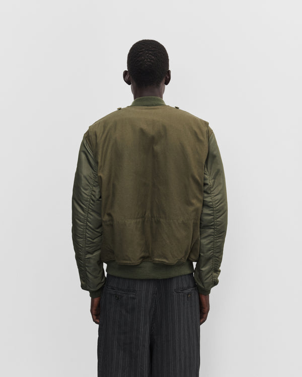 eye Junya Watanabe Man - Men's Needles Bomber Jacket - (Khaki Green)