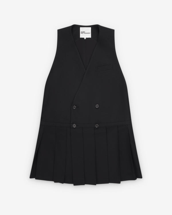 Noir Kei Ninomiya - Women's Double Breasted Vest - (Black)