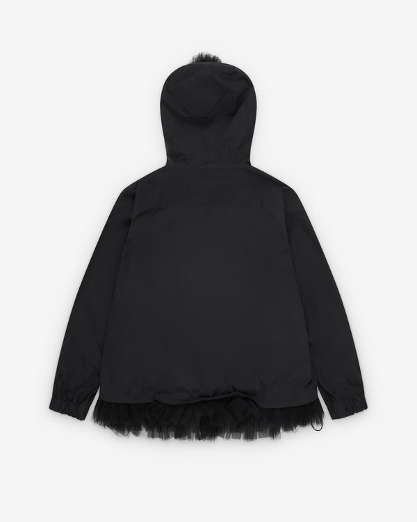 Noir Kei Ninomiya - Women's Technical Tulle Hooded Jacket - (Black)