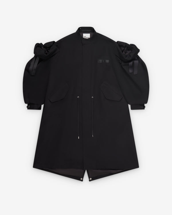 Noir Kei Ninomiya - Women's Fishtail Ribbon Parka - (Black)
