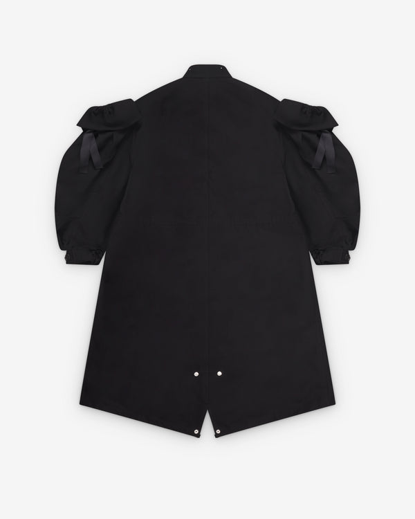 Noir Kei Ninomiya - Women's Fishtail Ribbon Parka - (Black)