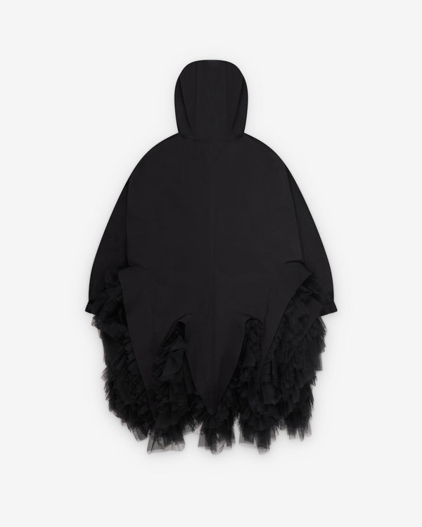 Noir Kei Ninomiya - Women's Hooded Technical Tulle Coat - (Black)