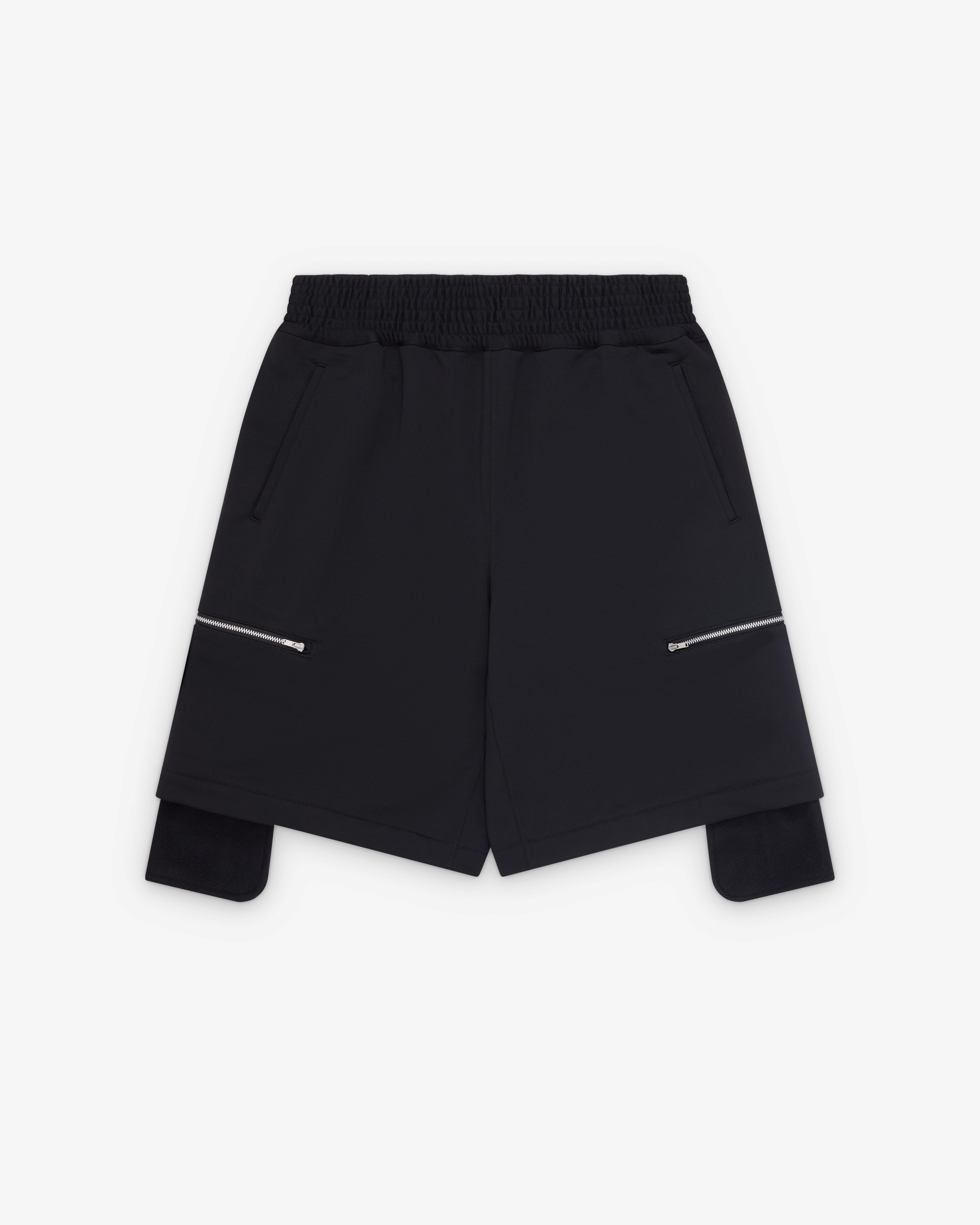 CDG Shirt: Men's Zip Shorts (Black) | DSMNY E-SHOP