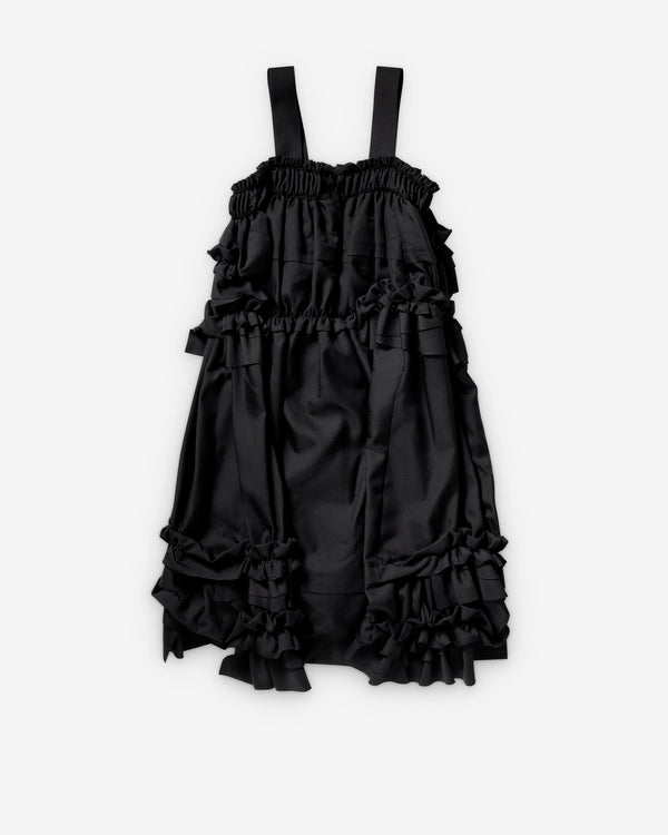 Tao - Women's Tiered Gathered Dress - (Black)
