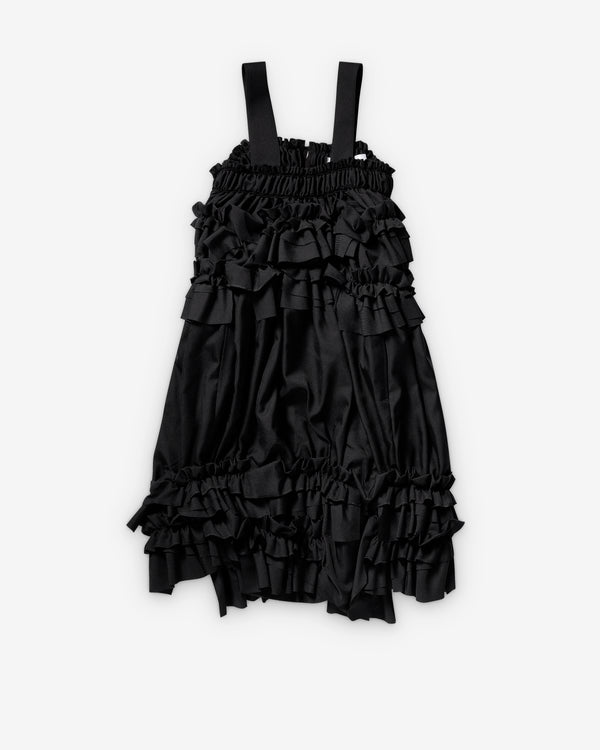 Tao - Women's Tiered Gathered Dress - (Black)