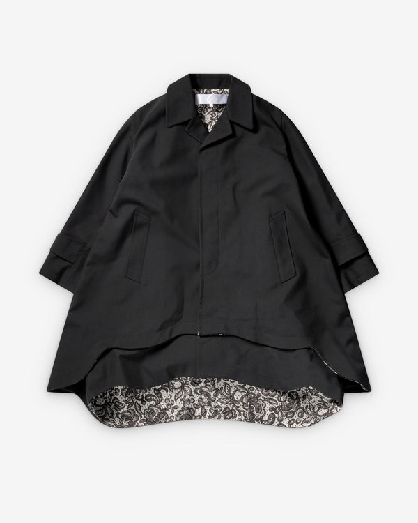 Tao - Women's Double Layer Coat - (Black)