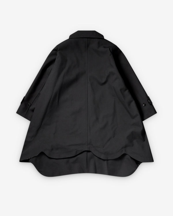 Tao - Women's Double Layer Coat - (Black)
