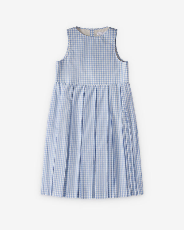 Tao - Women's Gingham Dress - (Blue/White)