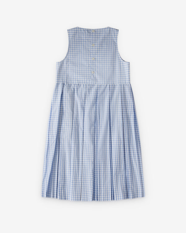 Tao - Women's Gingham Dress - (Blue/White)
