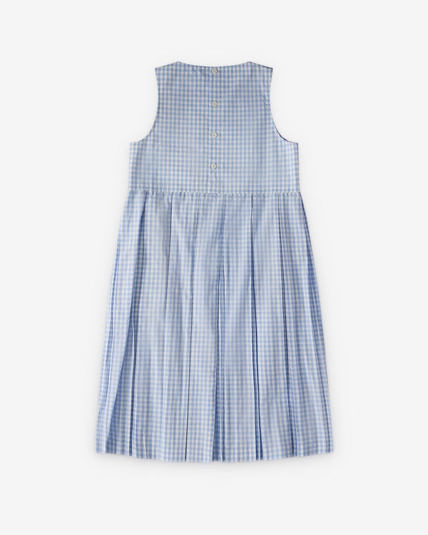 Tao - Women's Gingham Dress - (Blue/White)