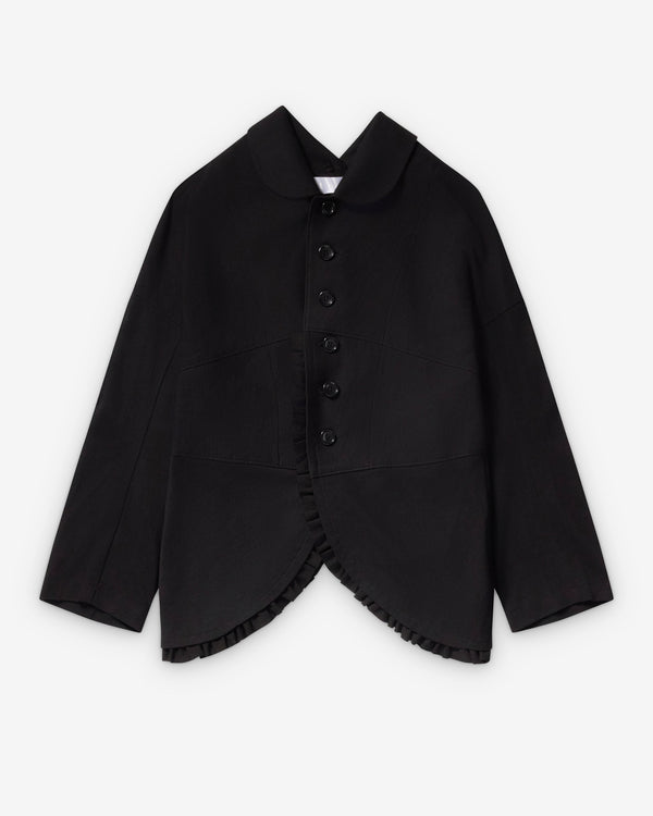 Tao - Women's Peter Pan Collar Jacket - (Black)