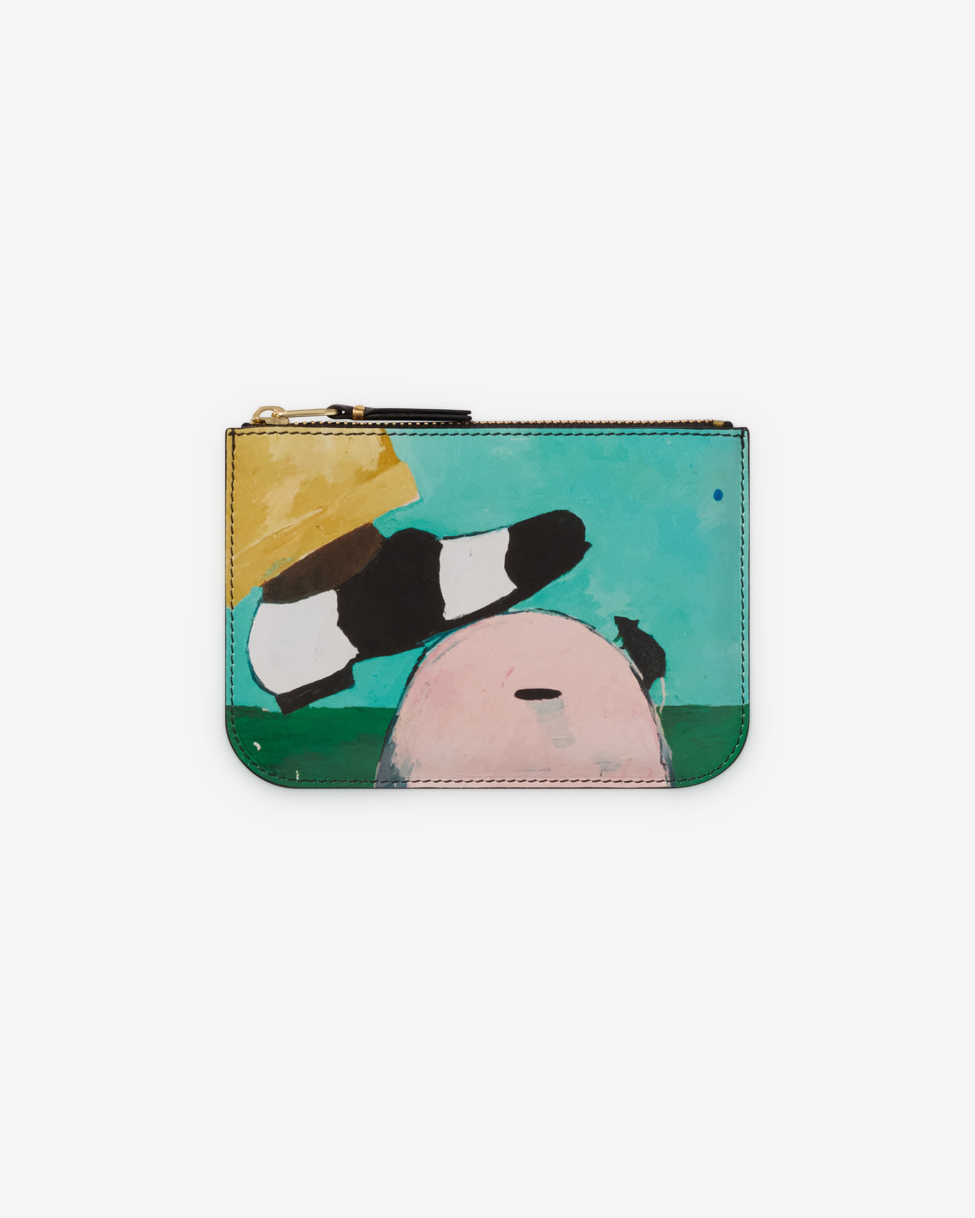 CDG Wallet: Henry Taylor Zip Pouch (Black SA8100HT) | DSMNY E-SHOP