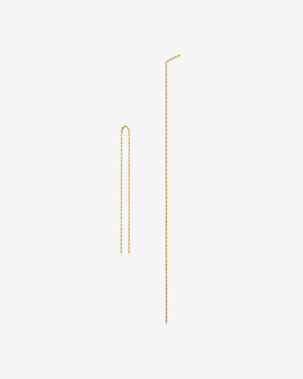 Shihara - Women's Chain Earring - (Yellow Gold)