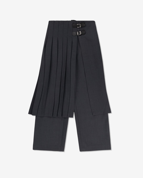 Charles Jeffery - Men's Long Wide Leg Skouser Trousers - (Grey)