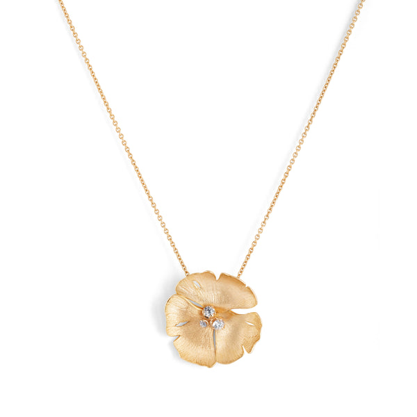 Vever - Ginkgo Necklace - (Yellow Gold)