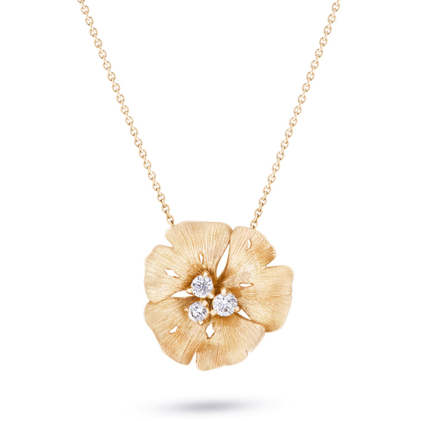 Vever - Ginkgo Large Necklace -  (Yellow Gold)