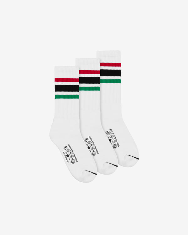 Denim Tears - RBG Socks - (White)