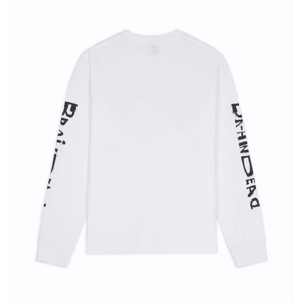 Brain Dead - Men's Conscious Control Long Sleeve T-Shirt - (White)