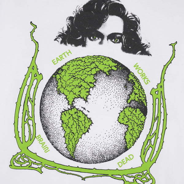 Brain Dead - Men's Conspiracy LS T-Shirt - (White)