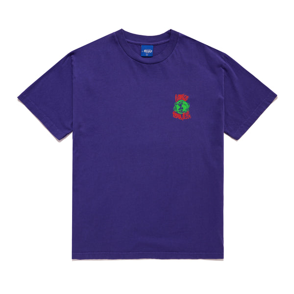 Awake - Men's Globe T-Shirt - (Purple)