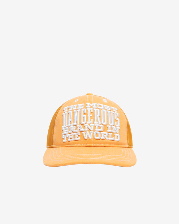 Denim Tears - Men's Topstitch Mission Stament Cap - (Orange)