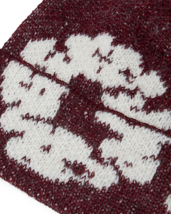 Denim Tears - Men's Cotton Wreath Beanie - (Maroon)