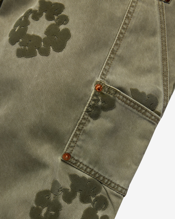 Denim Tears - Men's CW Flocked Carpenter Pant - (Green)
