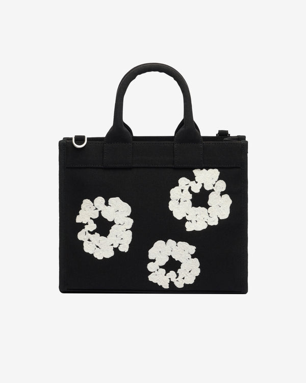 Denim Tears - Men's Small Cotton Wreath Canvas Bag - (Black/White)