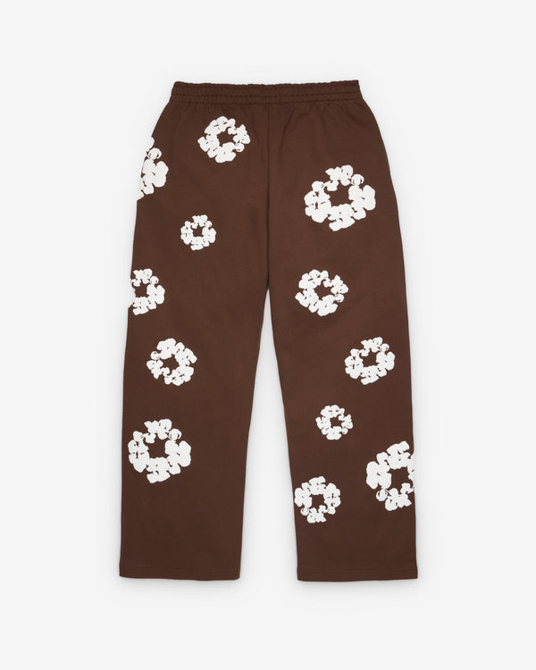 Denim Tears - Men's Cotton Wreath Open Hem Sweatpants - (Brown)