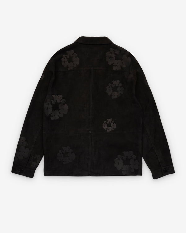 Denim Tears - Men's Wreath Suede Jacket - (Black)