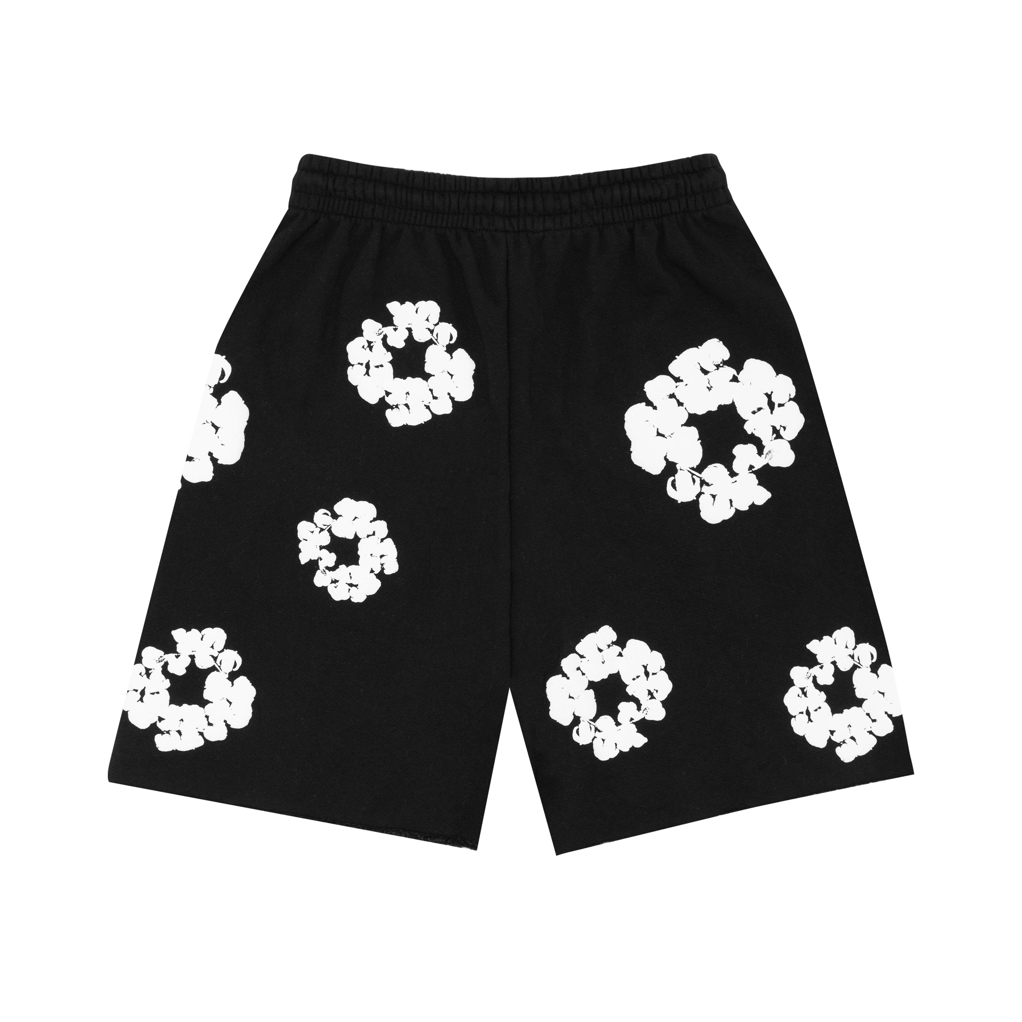 Denim Tears - The Cotton Wreath Sweatshorts - (Black)