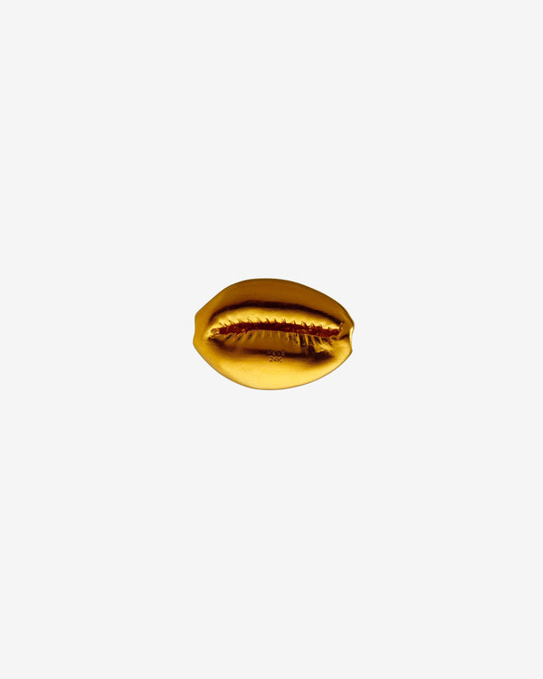 Mene - Cowry Shell Pendant - (Yellow Gold)