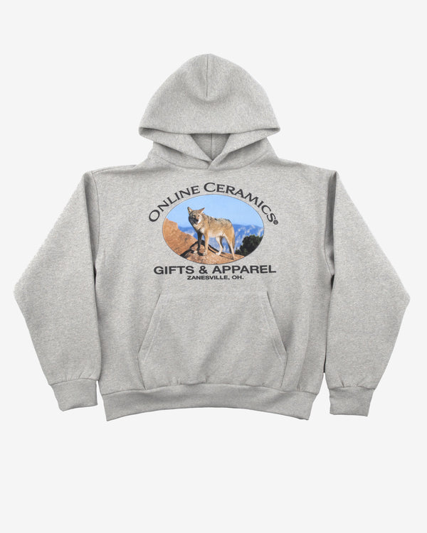 Online Ceramics - Men's Coyote Hoodie - (Grey)