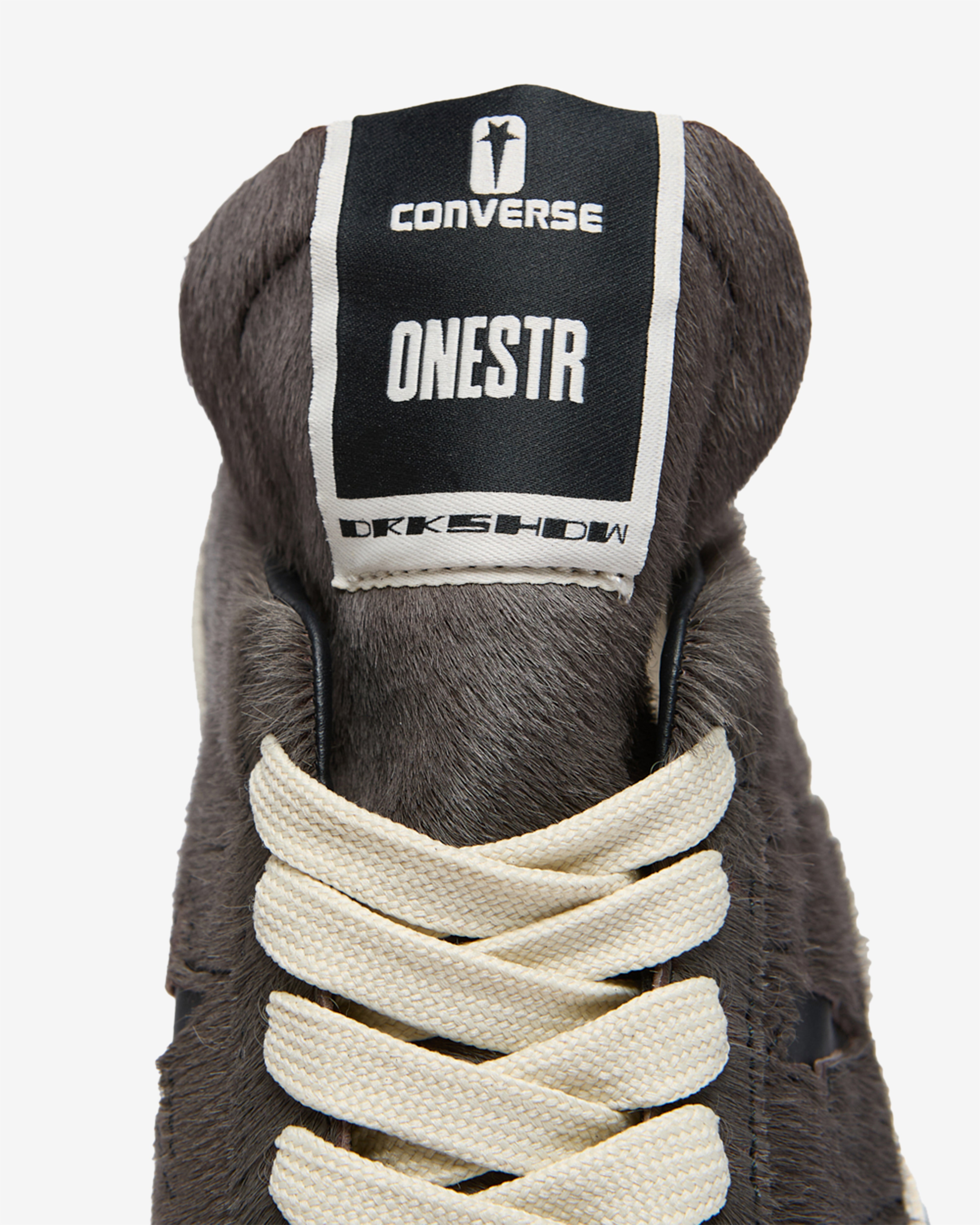 Rick Owens: Men's Converse X DRKSHDW Onestr (Dark Dust/Black