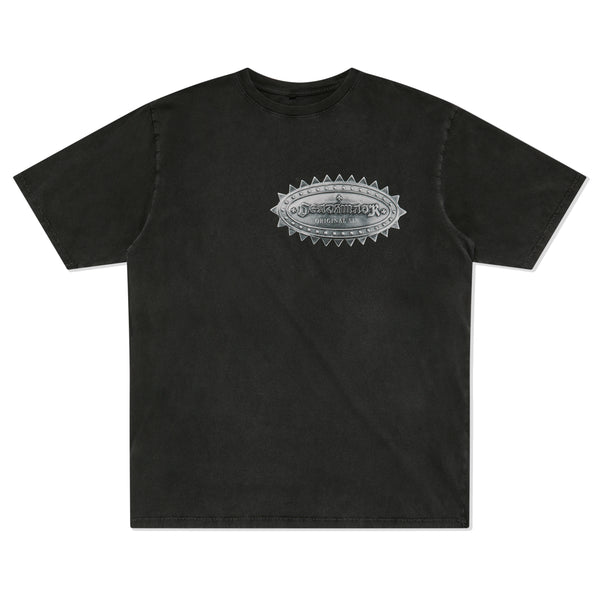 Deathmask Merchandise - Deathmask Original Sin Badge Logo T-Shirt - (Washed Black)