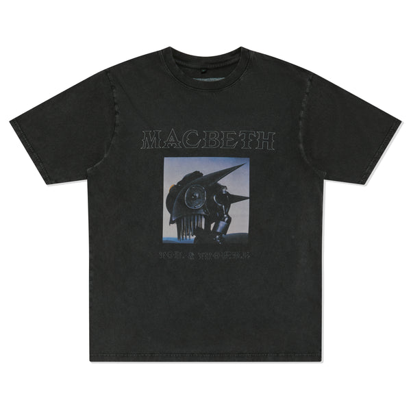 Deathmask Merchandise - Macbeth Toil & Trouble Double T-Shirt - (Washed Black)