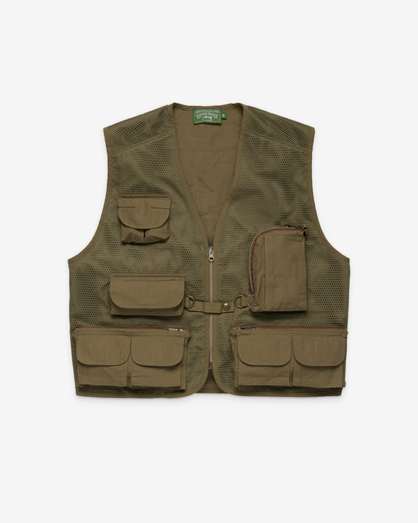 Denim Tears X Stüssy - Men's Fishing Vest - (Green)