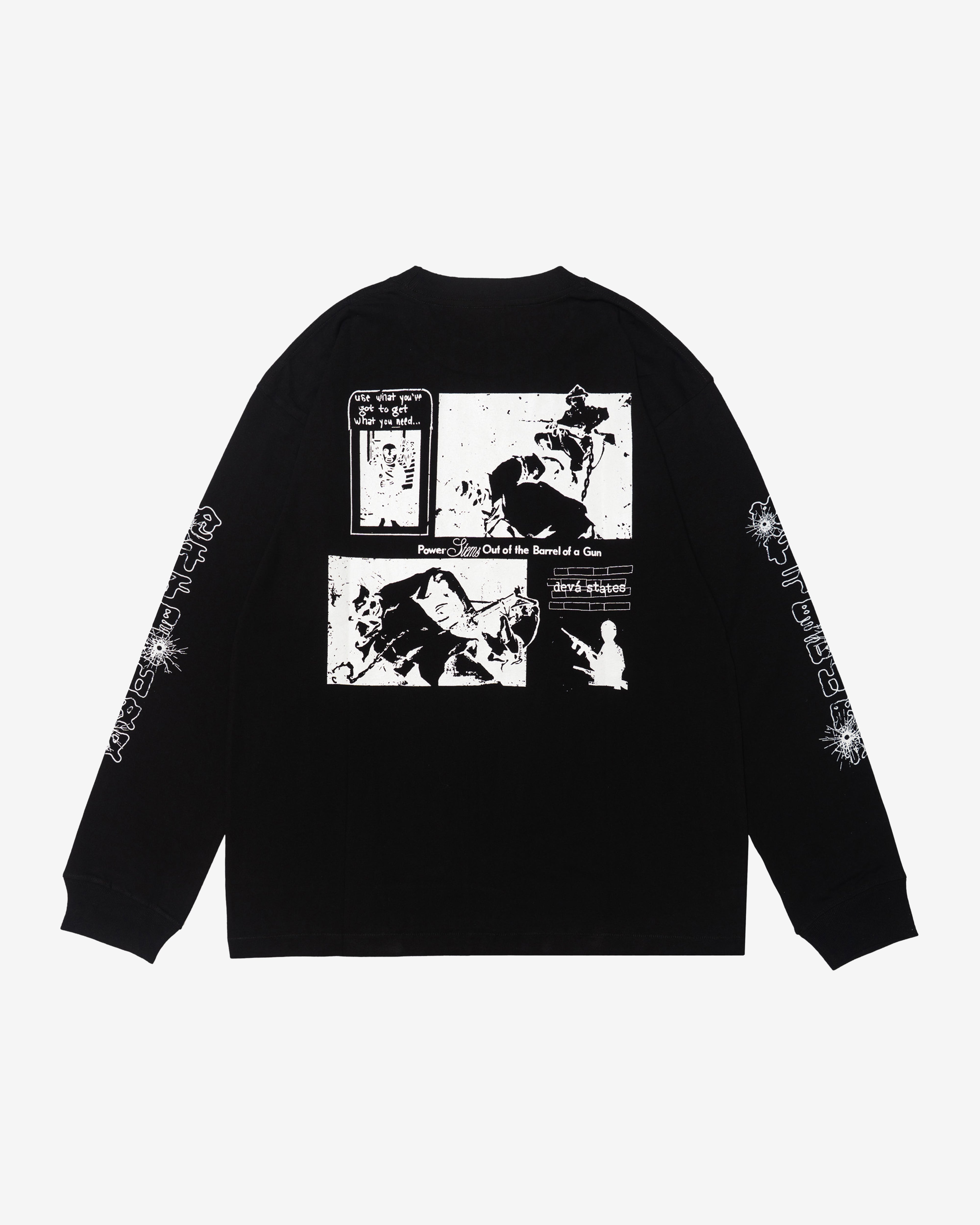 DEVISE WORKS DEVA DEVA no MI BLACK 「覚醒」 Deva States: Men's Defunct Long Sleeve Tee (Black) | DSMNY E-SHOP