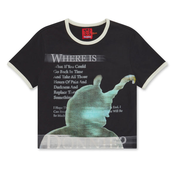 Heaven By Marc Jacobs - Women’s Where Is Donnie? Baby Tee - (Black)