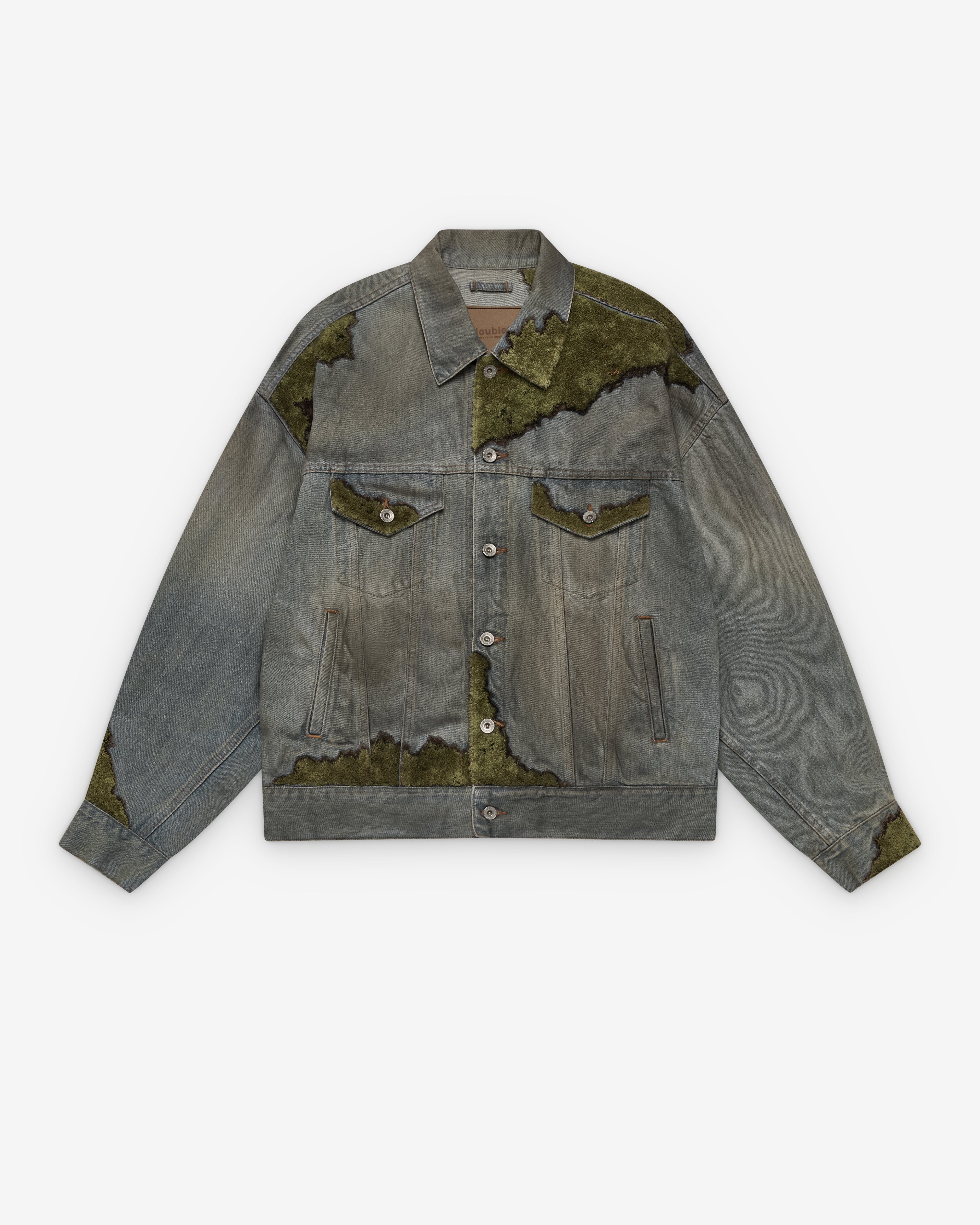 Doublet: Men's Moss-Grown Denim Jacket (Indigo) | DSMNY E-SHOP