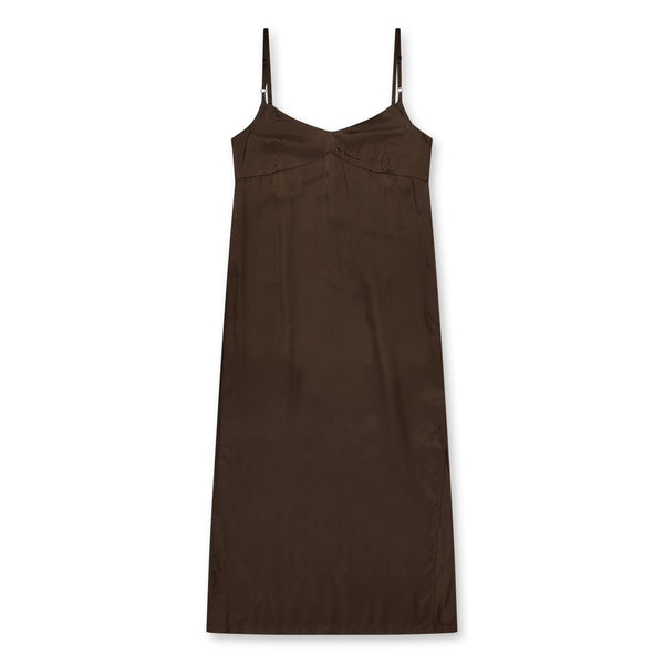 Dries Van Noten - Women's Slip Dress - (Dark Brown)