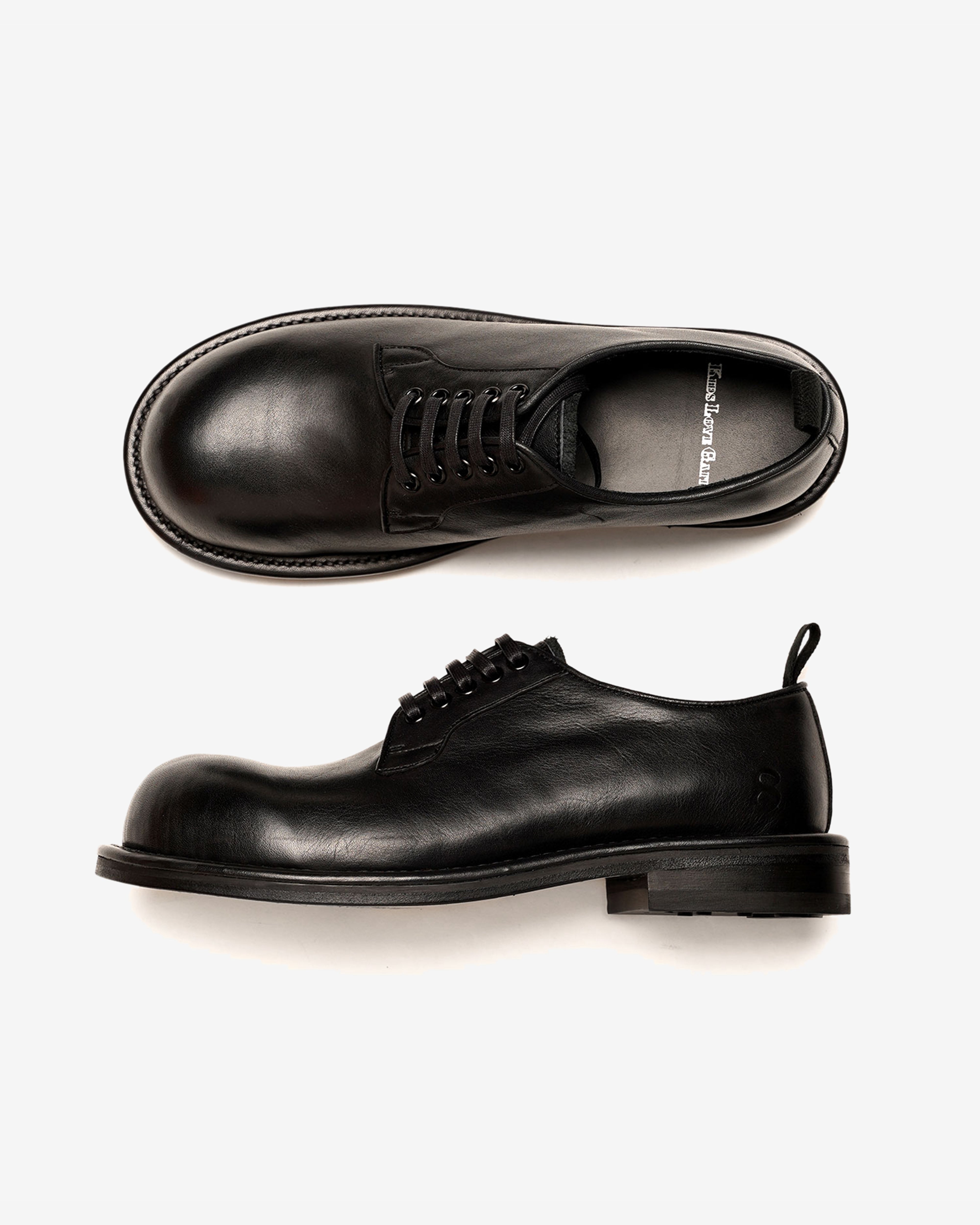 Kids Love Gaite - Men's Walt Leather Shoes - (Black)