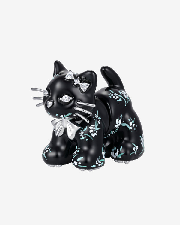 Yvmin - Women's Split Kitten Earring - (Black)